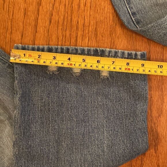 U. S. Polo association size 13/14 jeans, distressed, bellbottom - Picture 7 of 12